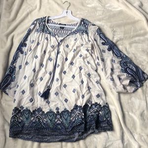 ANGIE boho dress with tassels